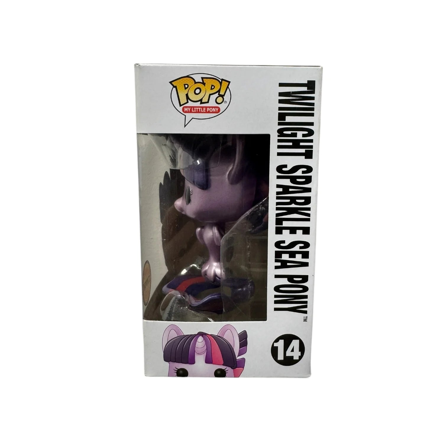 Twilight Sparkle Sea Pony (Metallic Chase) #14 Funko Pop! - My Little Pony the Movie - Condition 8\/10