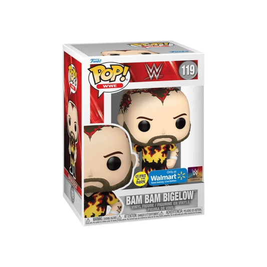 Bam Bam Bigelow #119 (Glows in the Dark) Funko Pop! - WWE - Walmart Exclusive