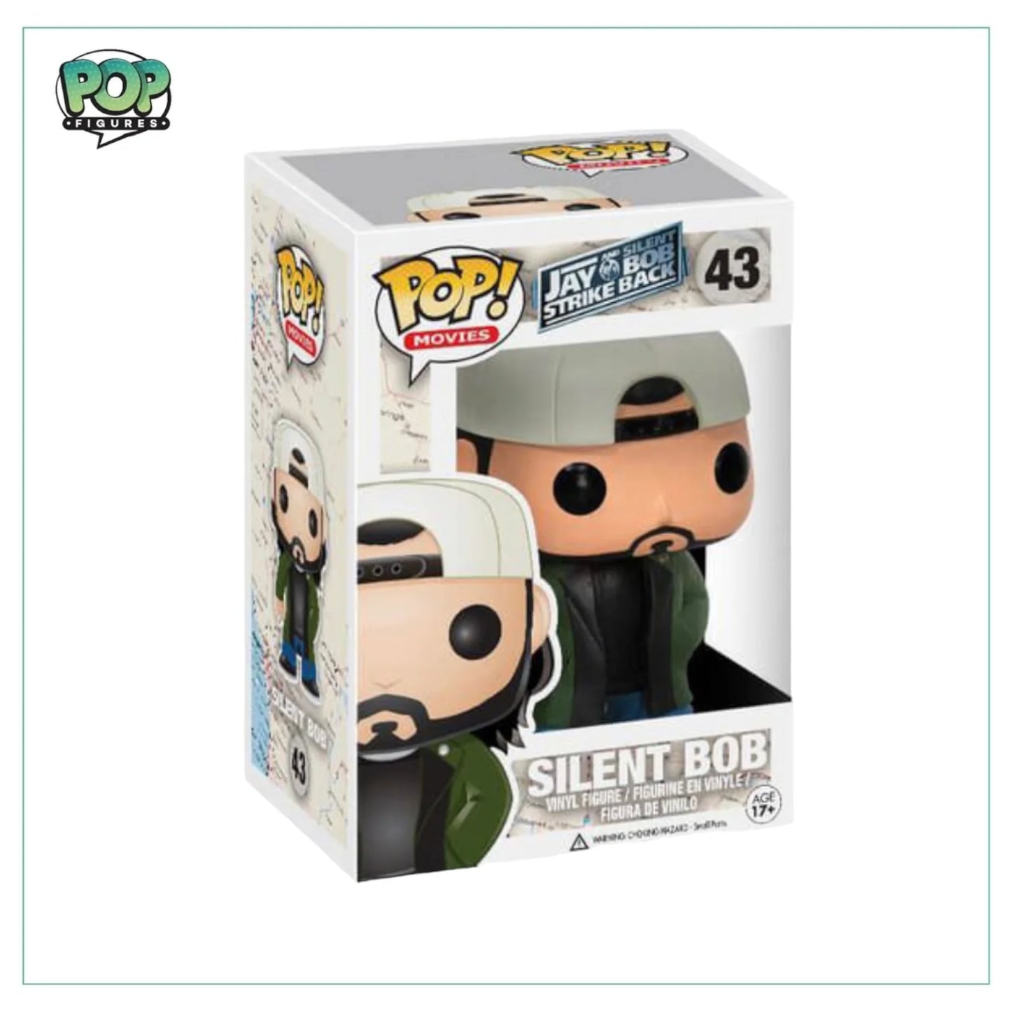 Silent Bob #43 Funko Pop! - Jay and Silent Bob Strike Back - 2013 Pop - Condition 8\/10