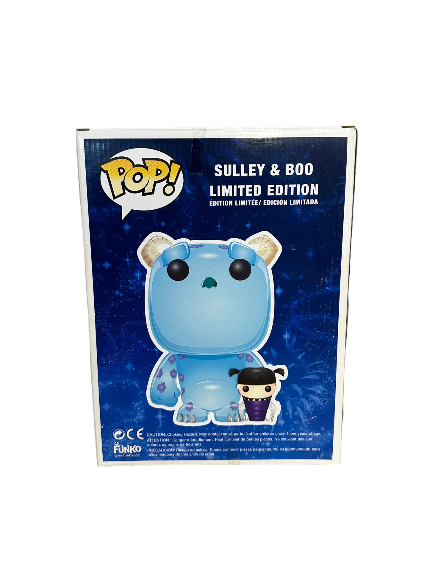 Sulley \u0026 Boo (Metallic) 9\ Funko Pop! - Disney - SDCC Disney Store 2012 Exclusive LE480 Pcs - Condition 8\/10"