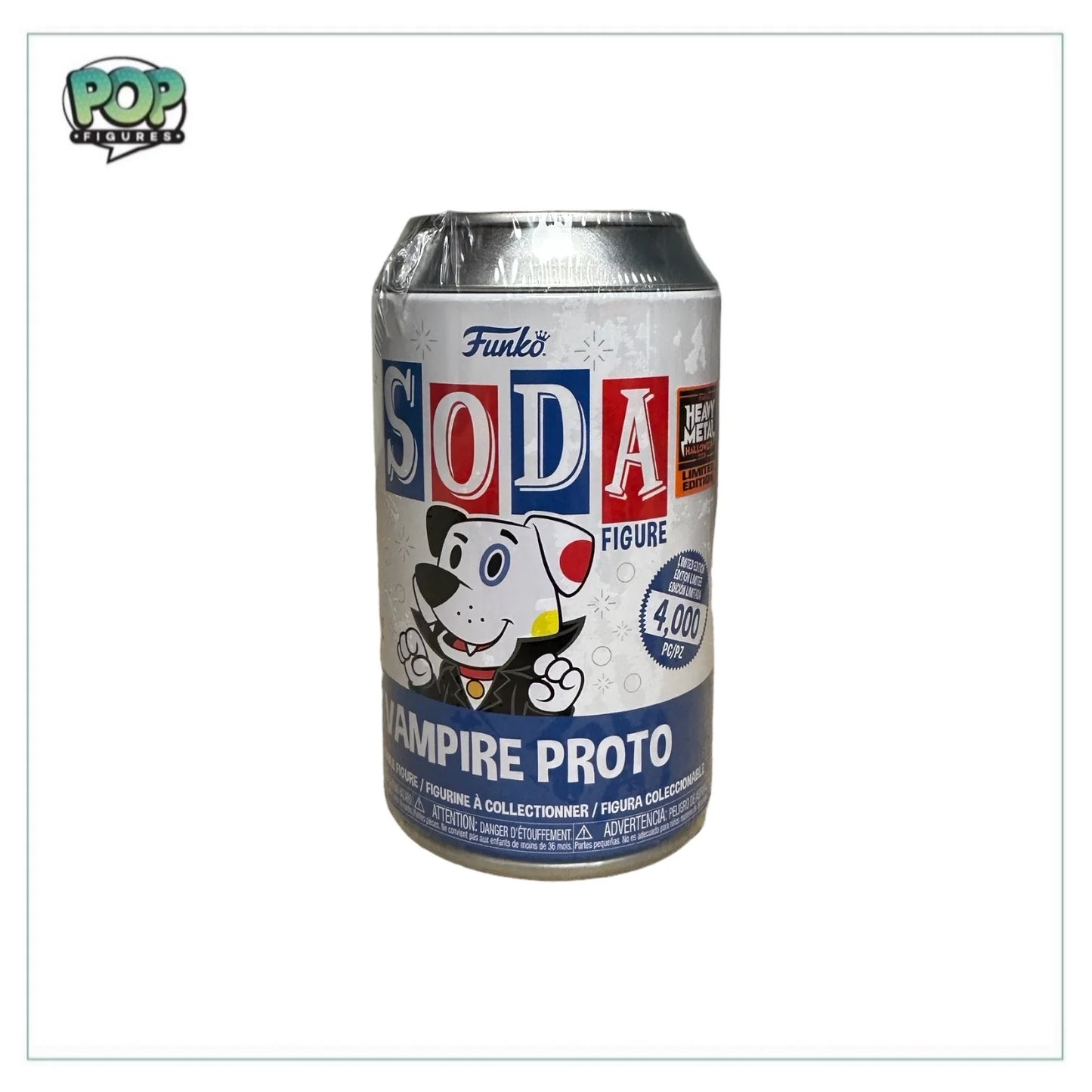 Vampire Proto (Flocked) Funko Soda Vinyl Figure! - Heavy Metal Halloween 2023 Exclusive LE4000 Pcs