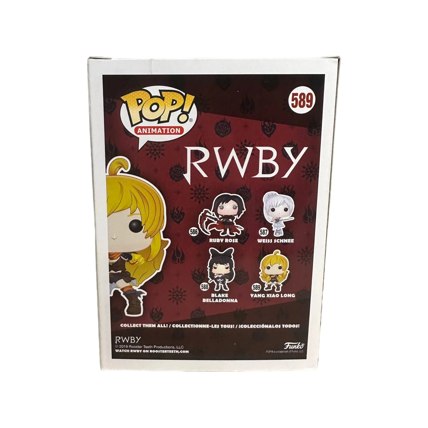 Yang Xiao Long #589 Funko Pop! - RWBY - 2019 Pop! - Condition 8.5\/10