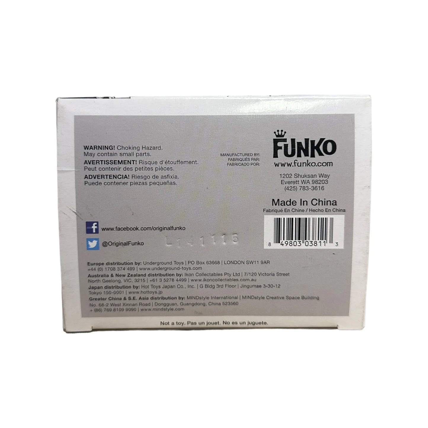 Undertaker #19 Funko Pop! - Black Butler - 2014 Pop! - Condition 7\/10