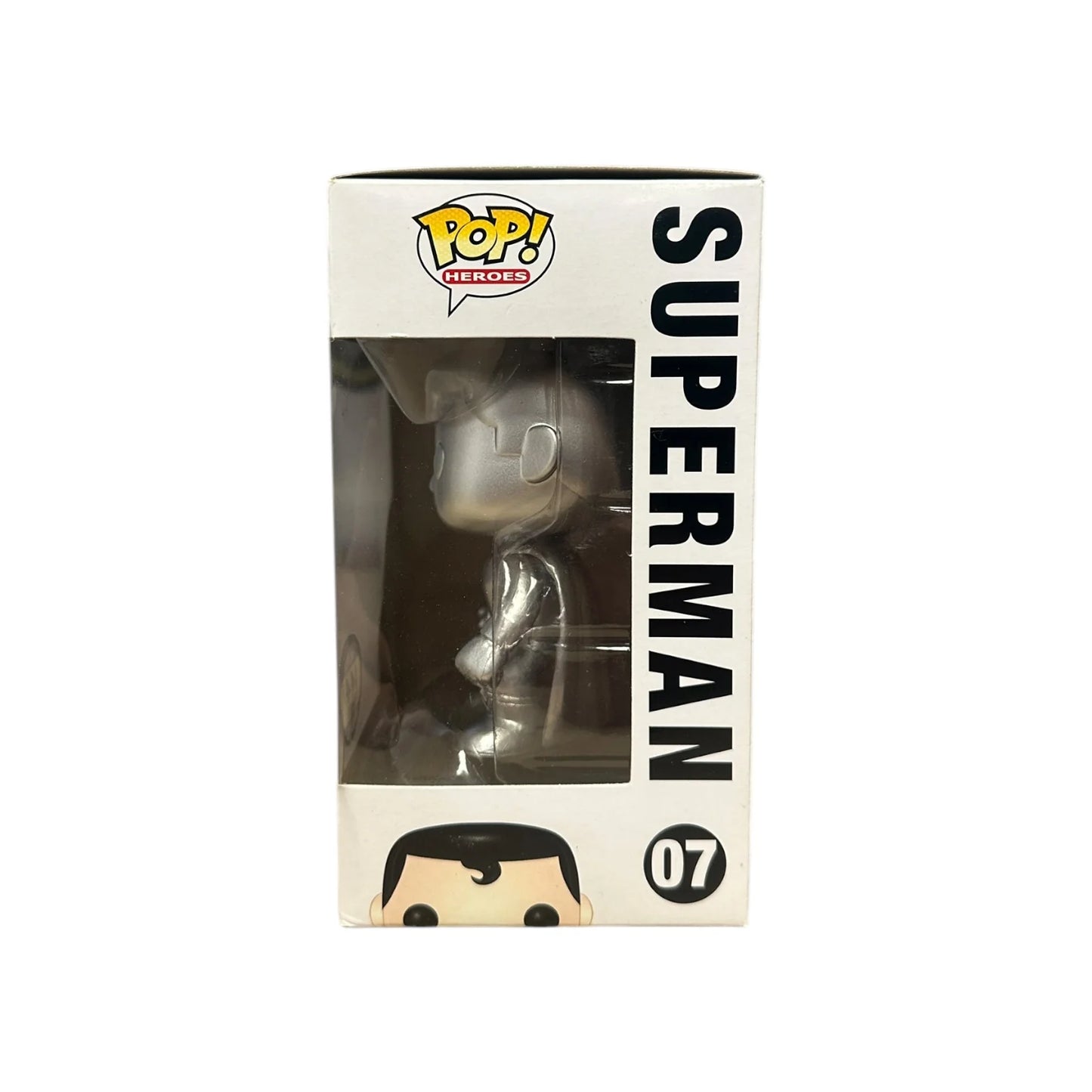 Superman #07 (Silver) Funko Pop! - DC Super Heroes - Hot Topic Employees Exclusive LE144 Pcs - Condition 7.5\/10