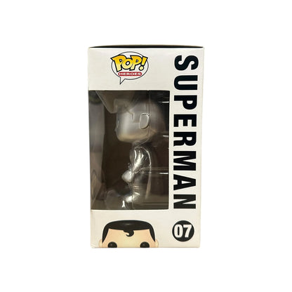 Superman #07 (Silver) Funko Pop! - DC Super Heroes - Hot Topic Employees Exclusive LE144 Pcs - Condition 7.5\/10