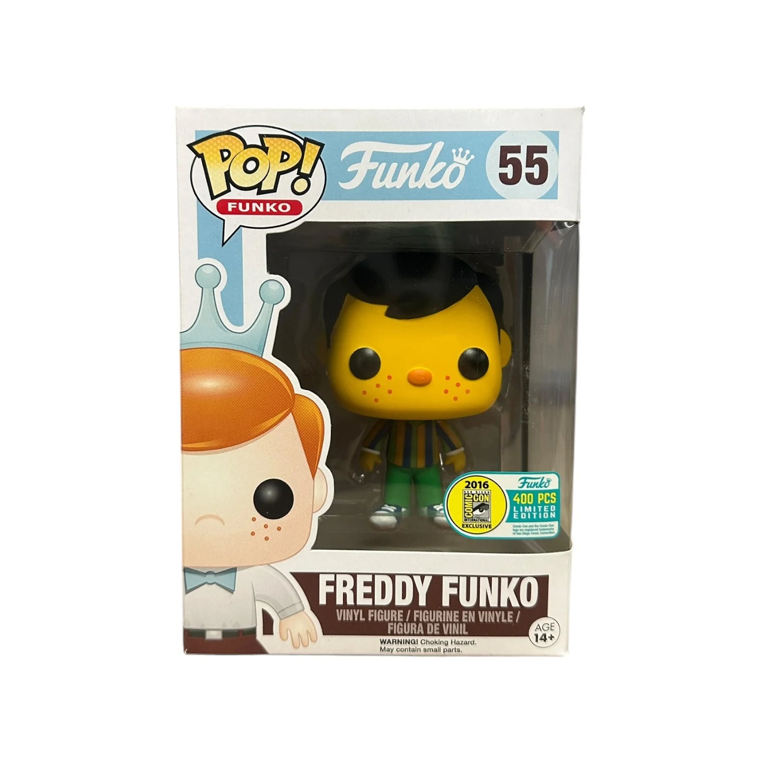 Freddy Funko as Bert #55 Funko Pop! - SDCC 2016 Exclusive LE400 Pcs - Condition 8\\/10