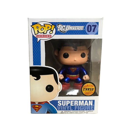 Superman #07 (Metallic Chase \/ Vinyl Figure) Funko Pop! - DC Universe - 2014 Pop! - Condition 7\/10