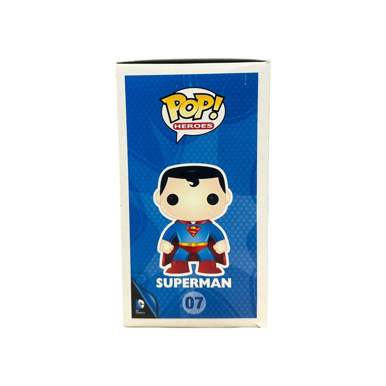 Superman #07 (Silver) Funko Pop! - DC Super Heroes - Hot Topic Employees Exclusive LE144 Pcs - Condition 7.5\/10