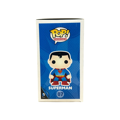 Superman #07 (Silver) Funko Pop! - DC Super Heroes - Hot Topic Employees Exclusive LE144 Pcs - Condition 7.5\/10