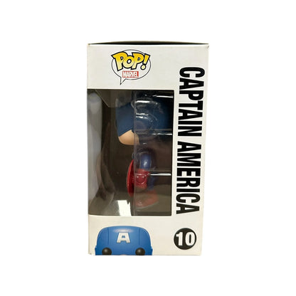 Captain America #10 (Vinyl Bobble-Head) Funko Pop! - The Avengers - 2012 Pop! - Condition 7\\/10