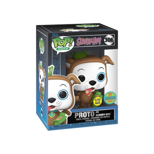 Proto as Scooby-Doo #306 (Glows in the Dark) Funko Pop! - Scooby-Doo! - NFT Release Exclusive LE2300 Pcs