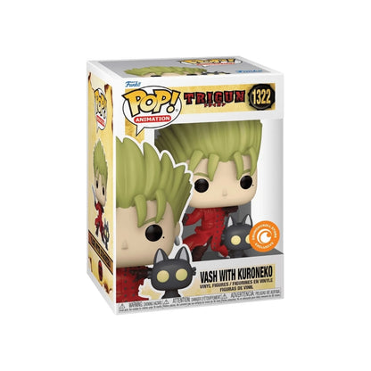 Vash With Kuroneko #1322 Funko Pop! - Trigun - Crunchyroll Store Exclusive