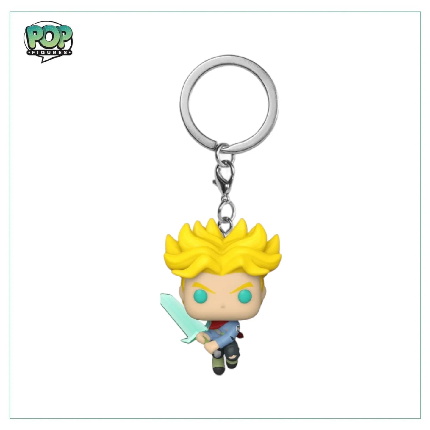 Super Saiyan Trunks with Sword Pocket Pop! Keychain - Dragon Ball Z