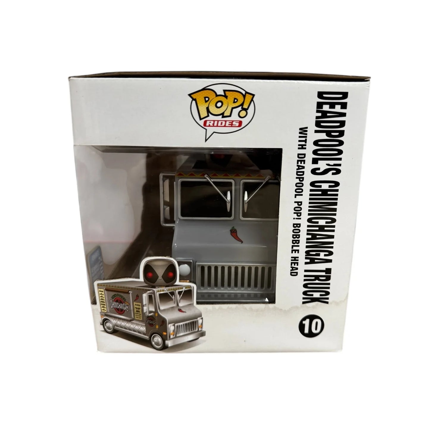 Deadpool's Chimichanga Truck #10 Funko Pop Ride! - Marvel - 2015 SDCC Shared Exclusive - Condition 7\\/10