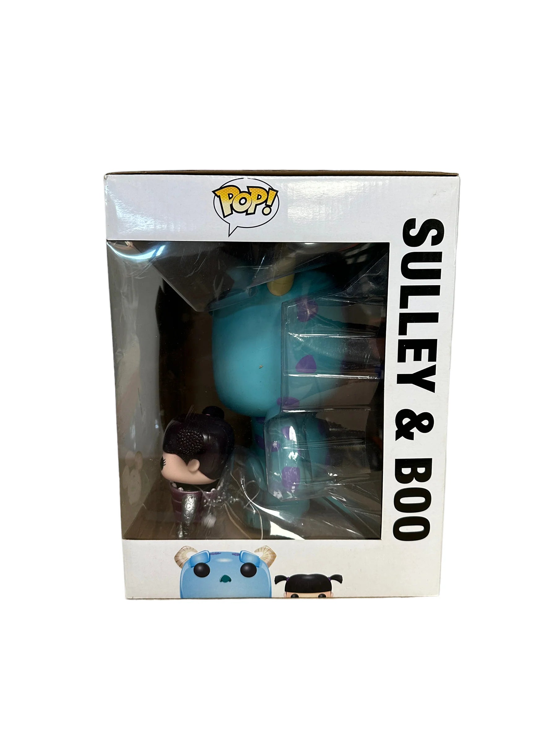 Sulley \u0026 Boo (Metallic) 9\ Funko Pop! - Disney - SDCC Disney Store 2012 Exclusive LE480 Pcs - Condition 8\/10"