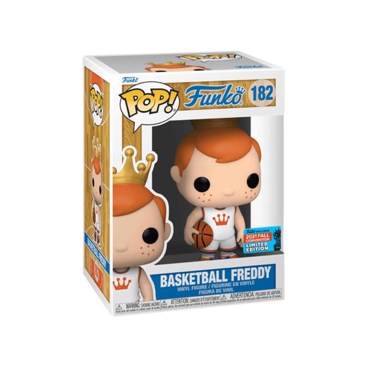Basketball Freddy #182 Funko Pop! - Freddy Funko - 2021 Fall Convention Shared Sticker