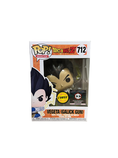 Vegeta (Galick Gun) #712 (Metallic Chase) Funko Pop! - Dragon Ball Z - Chalice Collection Exclusive - Condition 9\\/10