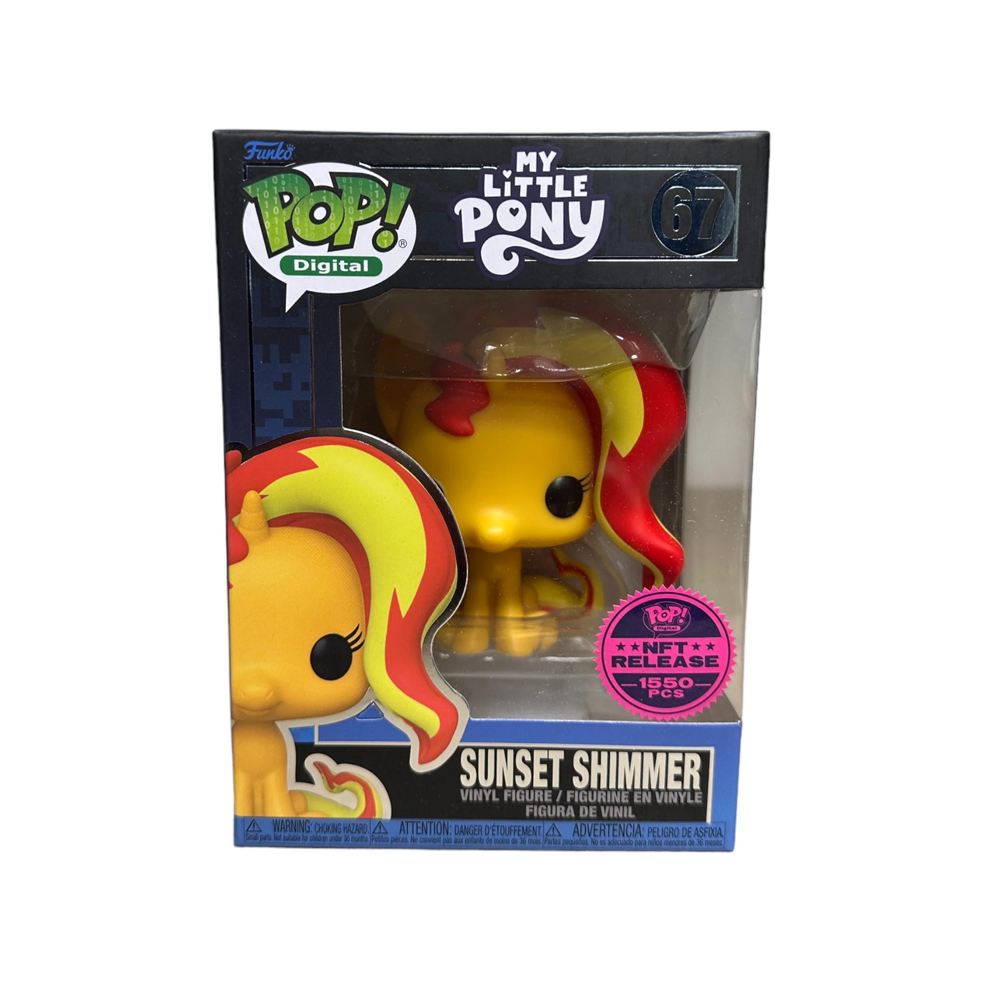 Sunset Shimmer #67 Funko Pop! - My Little Pony - NFT Release Exclusive LE1550 Pcs - Condition 9.5\/10