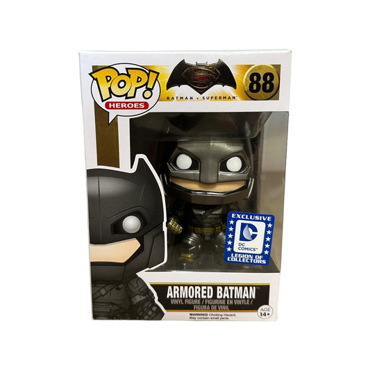Armored Batman #88 Funko Pop! - Batman v Superman - Legion of Collectors Exclusive - Condition 7.5\\/10