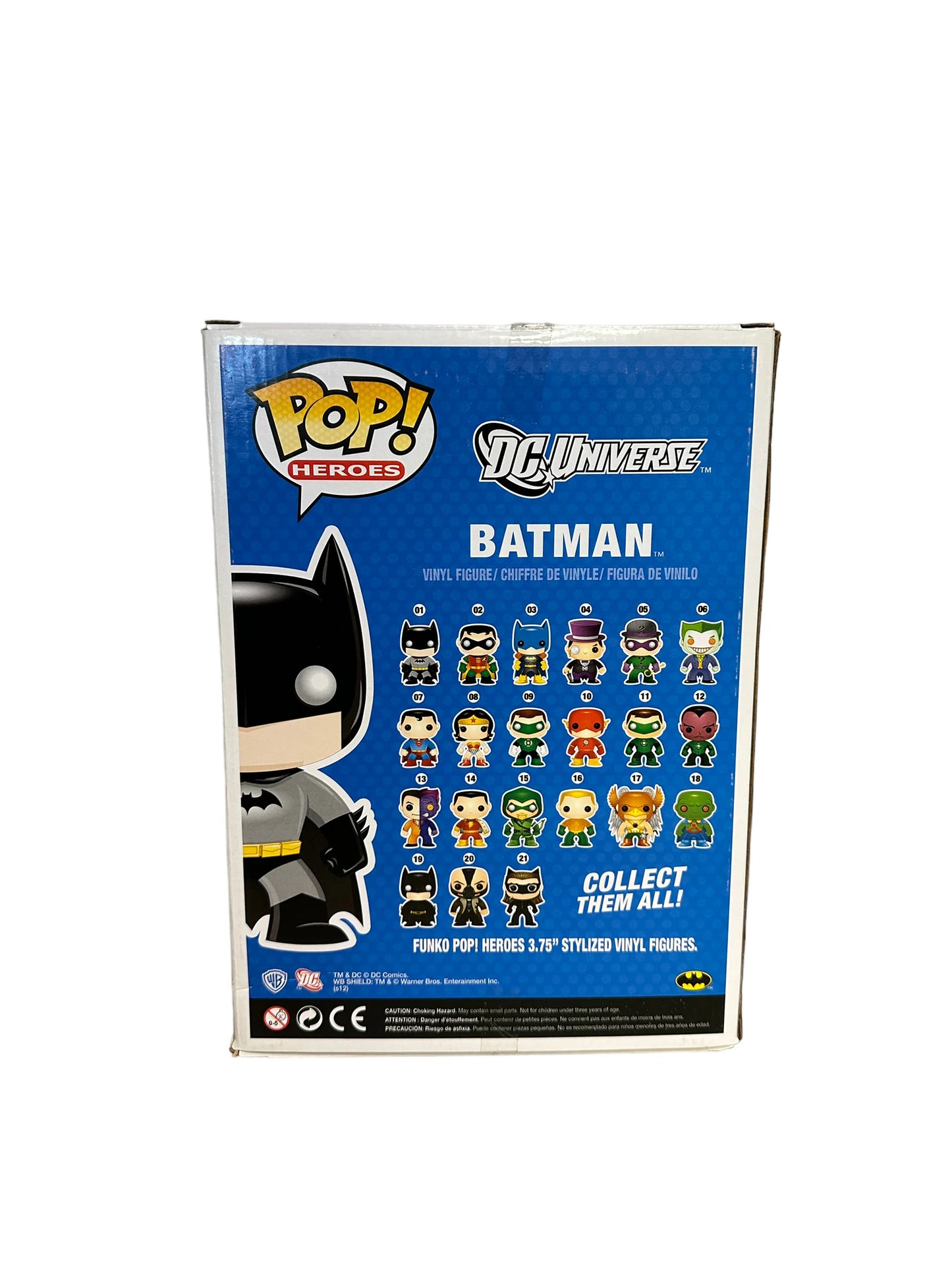 Batman (Blue Chase) 9\\ Funko Pop! - DC Universe - 2012 Pop! - Condition 8\\/10"