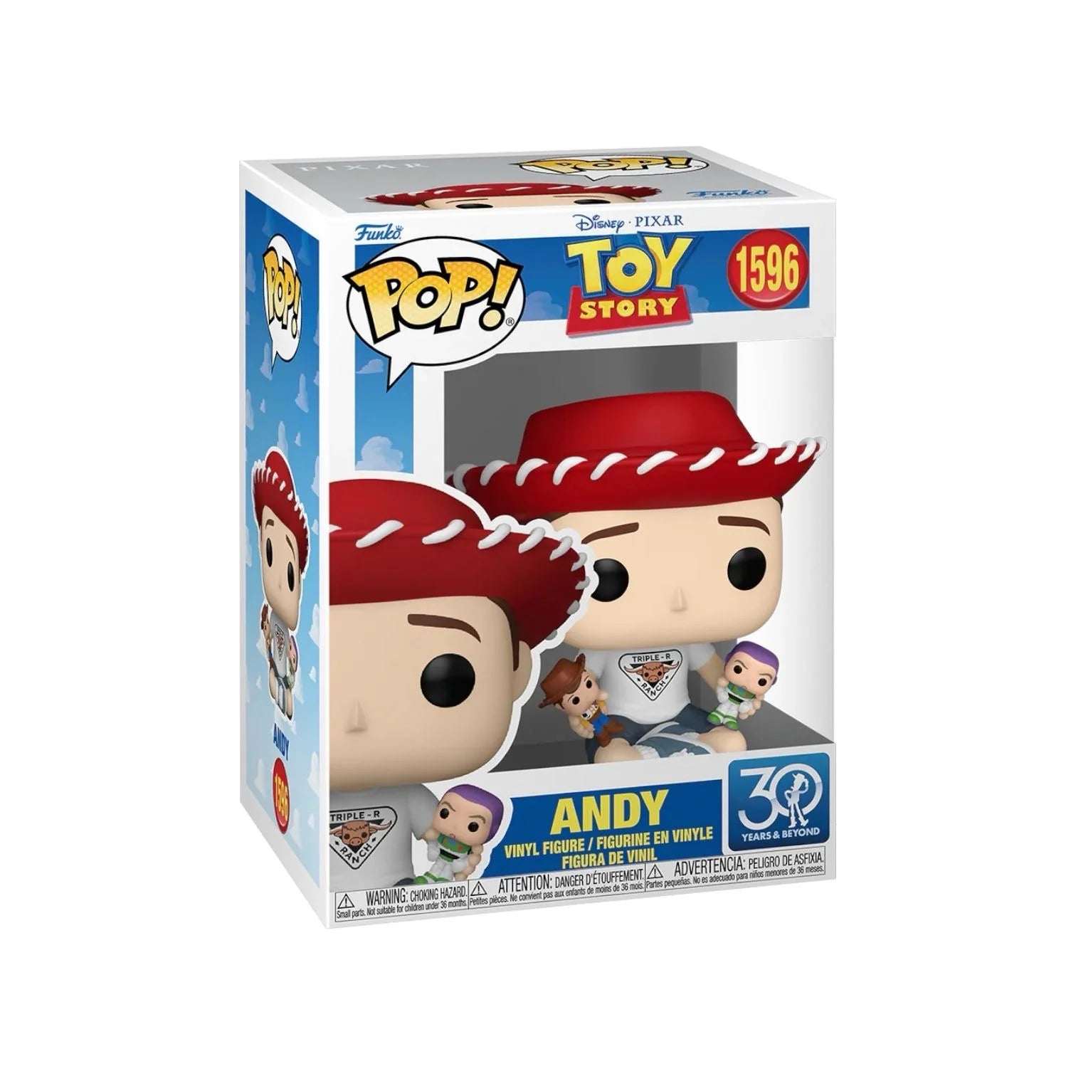 Andy #1596 Funko Pop - Toy Story - 30th Anniversary - PREORDER