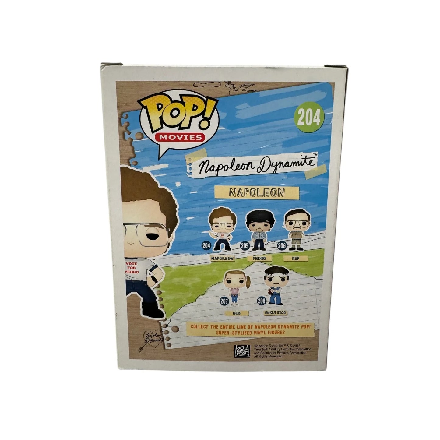 Napoleon #204 Funko Pop! - Napoleon Dynamite - Condition 7\/10