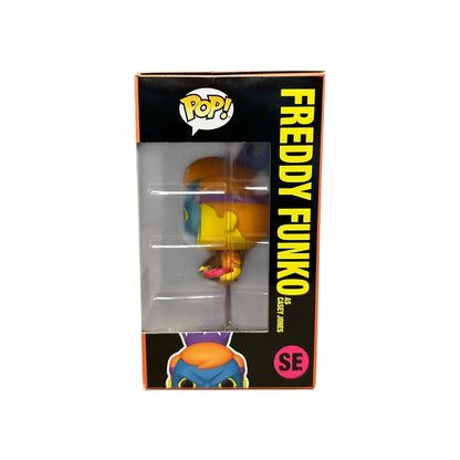 Freddy Funko as Casey Jones (Blacklight) Funko Pop! - Teenage Mutant Ninja Turtles - Heavy Metal Halloween 2023 Exclusive LE2000 Pcs - Condition 7.5\\/10