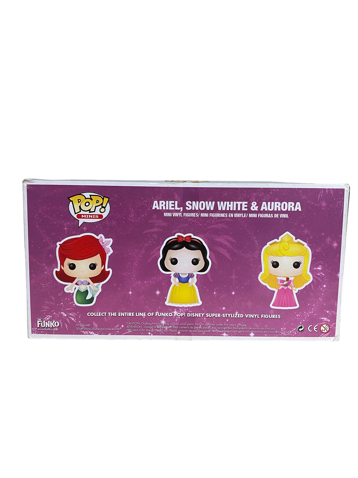 Ariel, Snow White and Aurora 3 Pack Funko Pop Minis! - Disney - 2013 Pop! - Condition 7.5\\/10