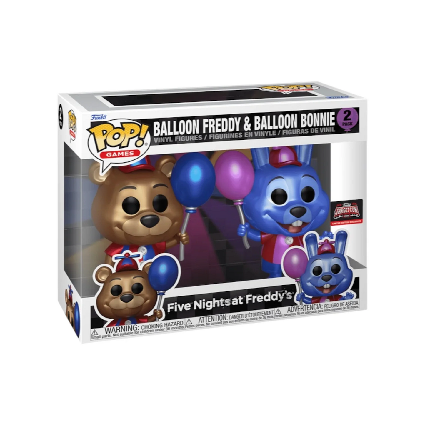 Balloon Freddy \\u0026 Balloon Bonnie Funko Pop! - 2 Pack - Target Con Exclusive