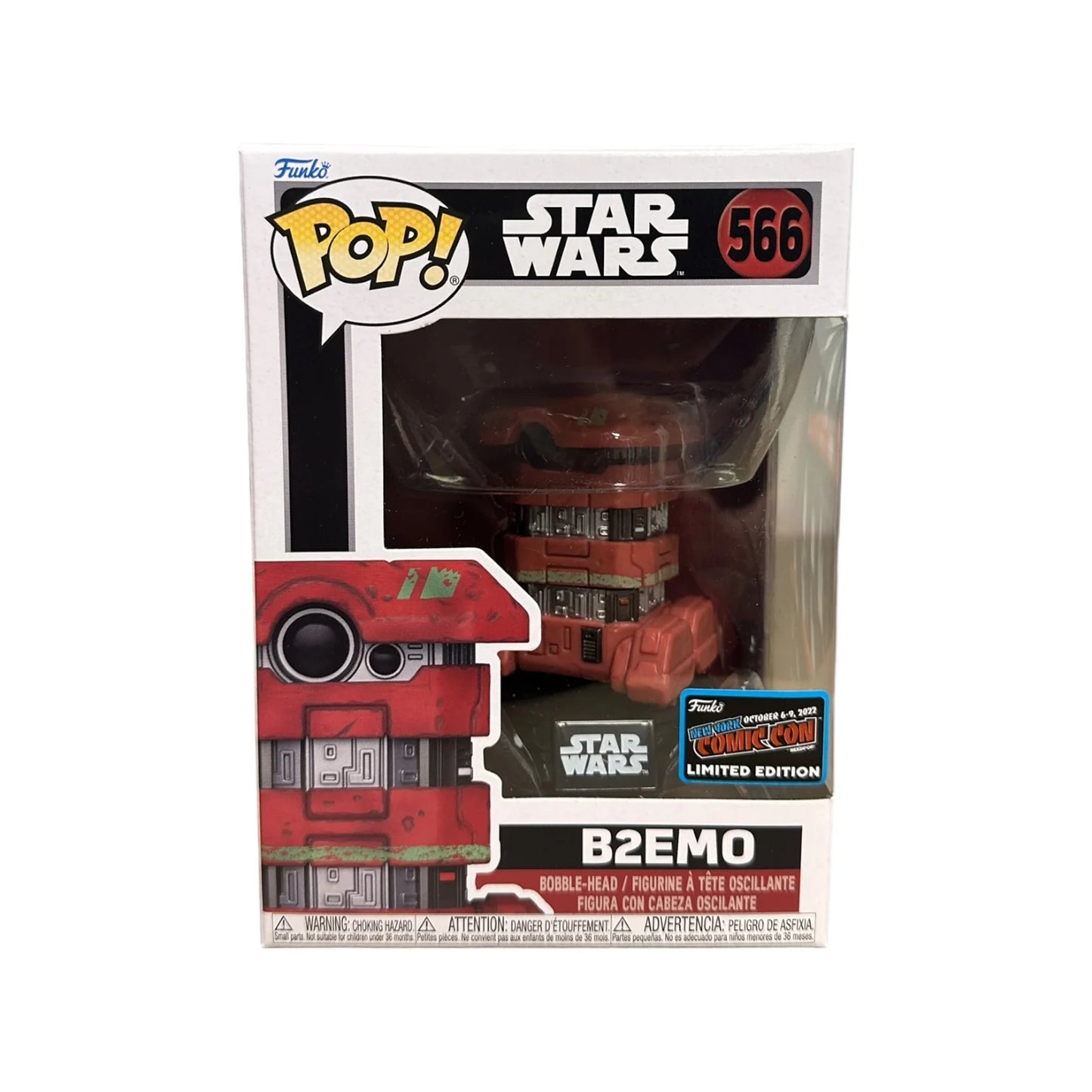 B2emo #566 Funko Pop! - Star Wars: Andor - NYCC 2022 Official Convention Exclusive - Condition 9\\/10