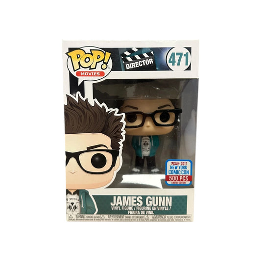 James Gunn #471 Funko Pop! - Director - NYCC 2017 Official Convention Exclusive LE500 Pcs - Condition 8.25\/10