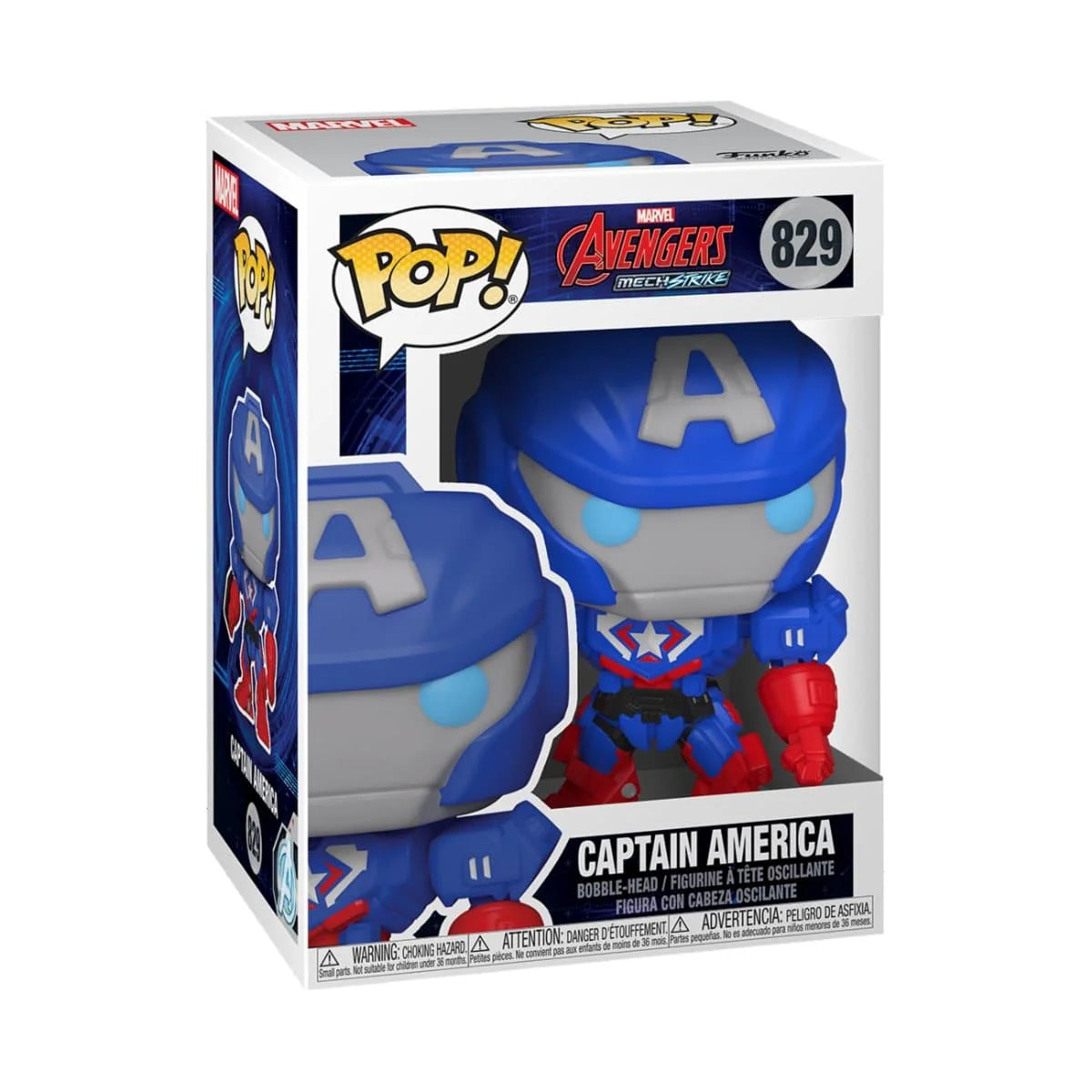 Captain America #829 Funko Pop! - Marvel Avengers -MechStrike