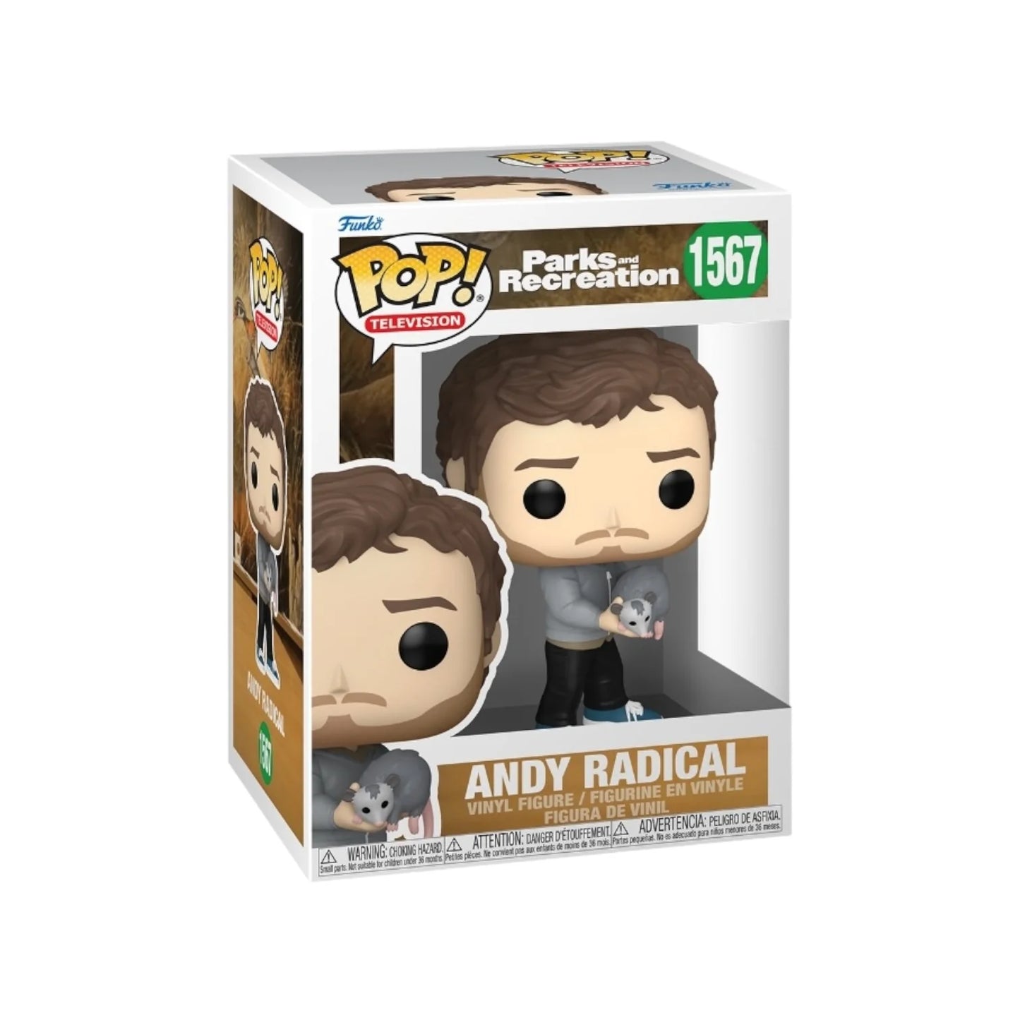 Andy Radical #1597 Funko Pop! - Parks and Recreation