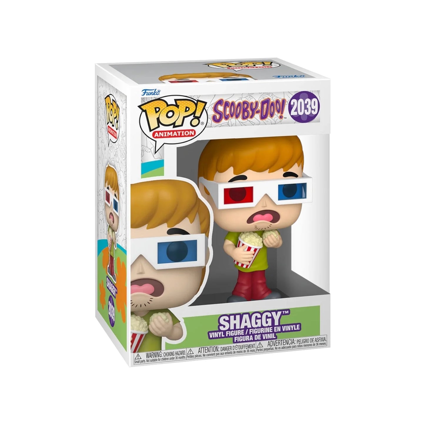 Shaggy in 3D Glassses #2039 Funko Pop - Scooby-Doo - PREORDER