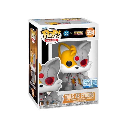 Tails as Cyborg #594 Funko Pop - DC  X Sonic the Hedgehog