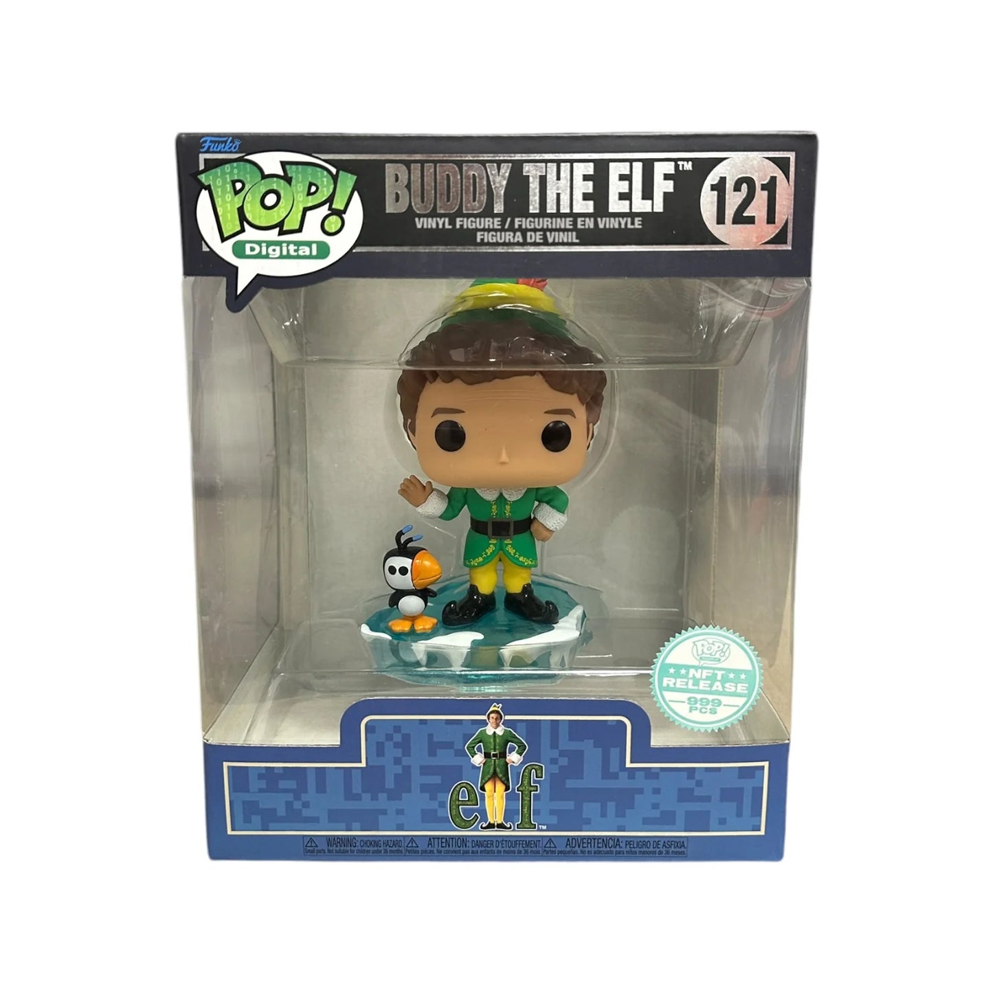 Buddy The Elf #121 6\\ Funko Pop! - Elf - NFT Release Exclusive 999 Pcs - Condition 8.5\\/10"