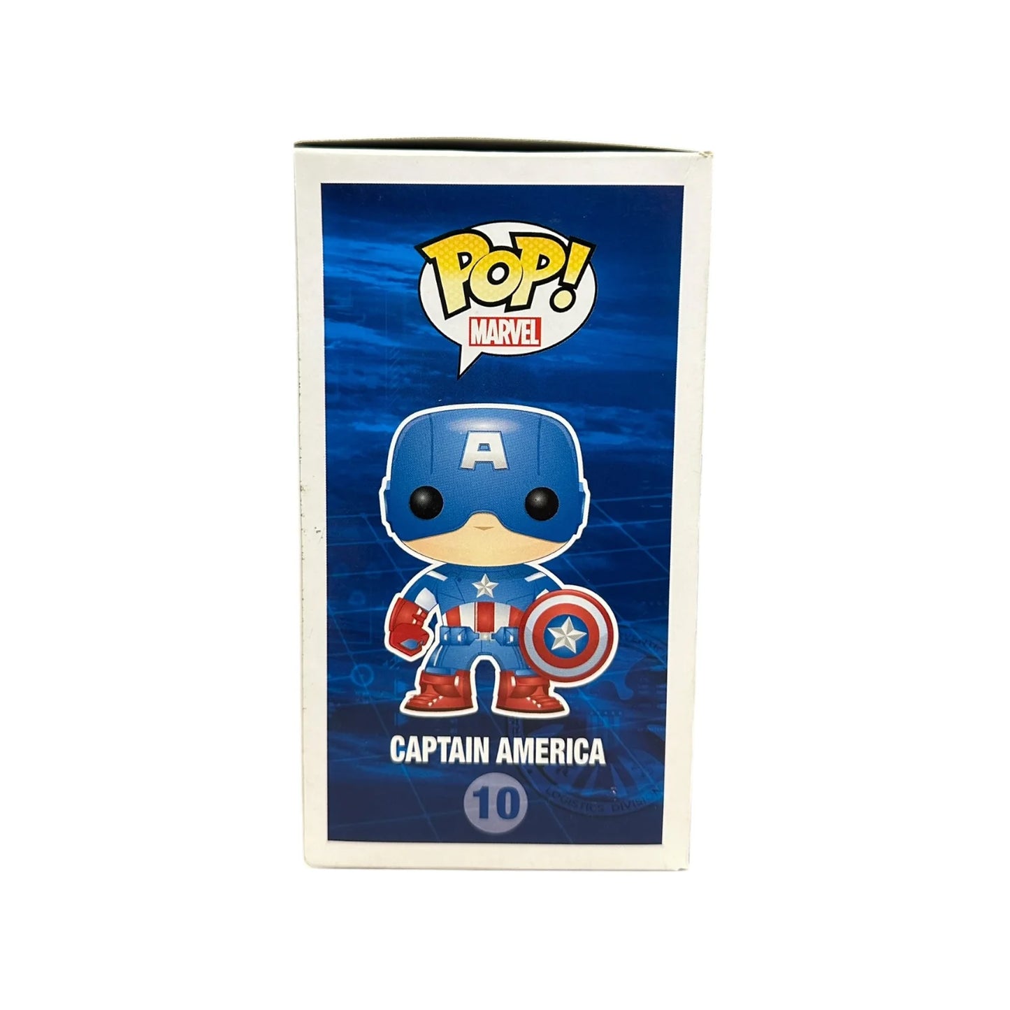Captain America #10 (Vinyl Bobble-Head) Funko Pop! - The Avengers - 2012 Pop! - Condition 7\\/10