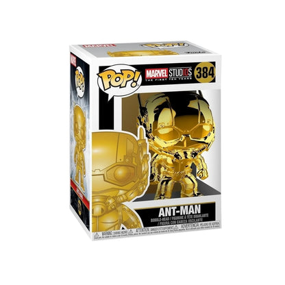 Ant-Man (Gold Chrome) #384 Funko Pop! - Marvel Studios The First Ten Years