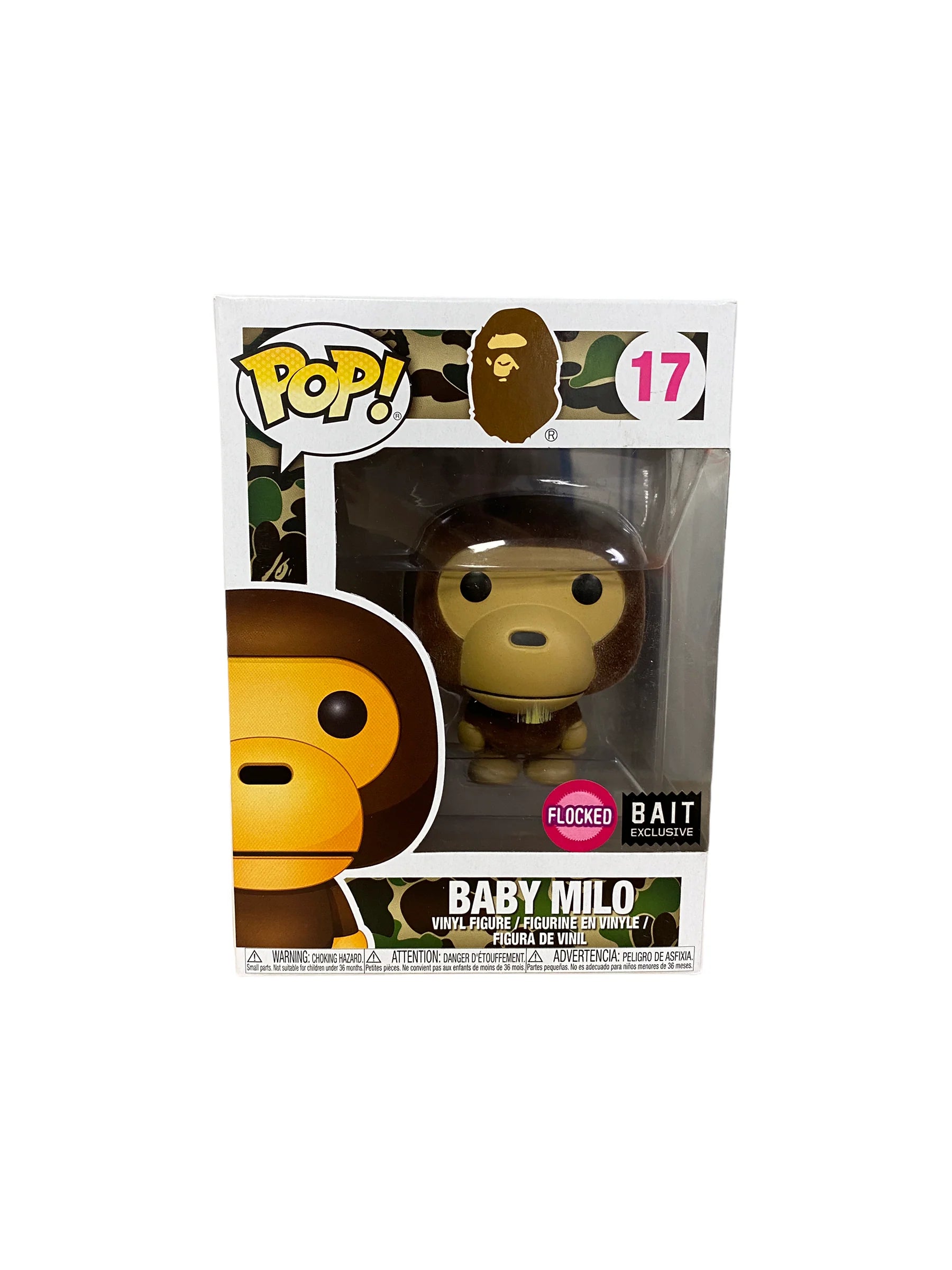 Baby Milo #17 (Flocked) Funko Pop! - BAPE - Unreleased BAIT Exclusive - Condition 7\\/10