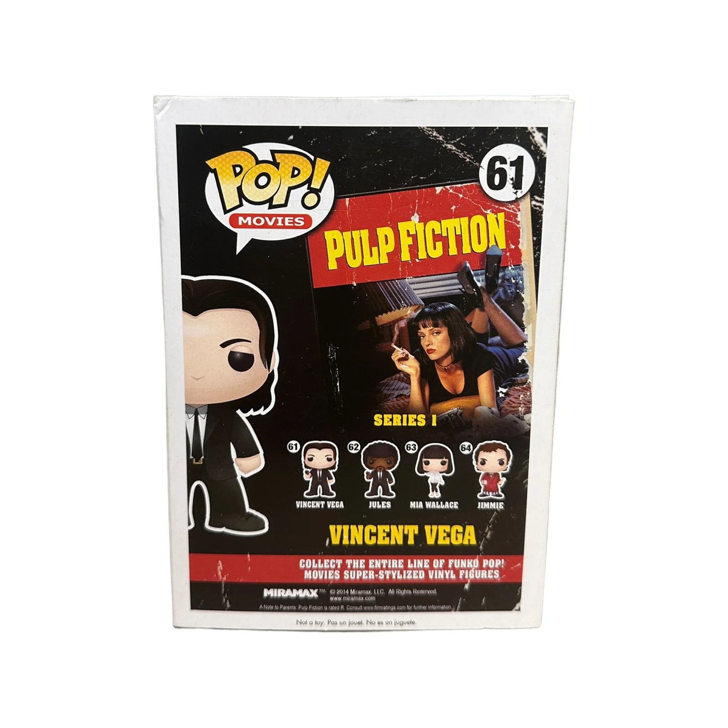 Vincent Vega #61 Funko Pop! - Pulp Fiction - 2014 Pop! - Condition 6\/10
