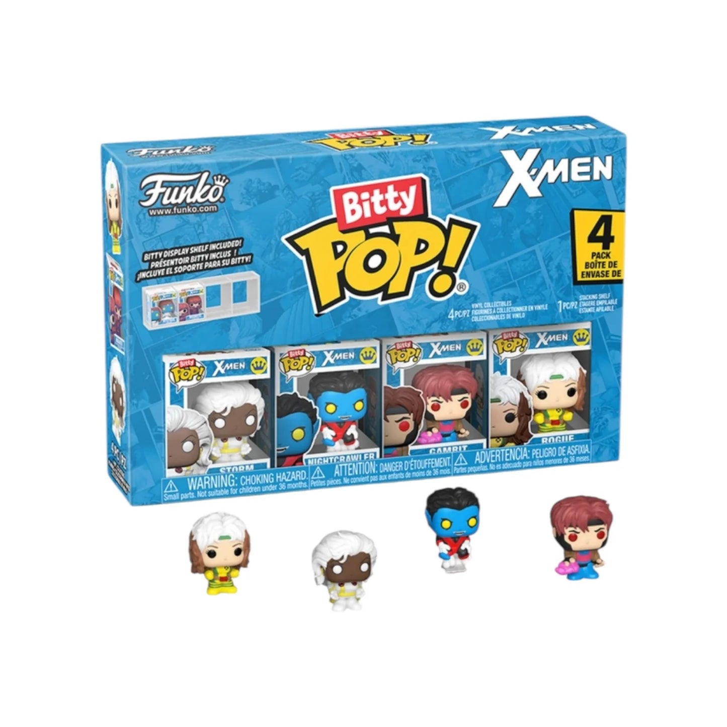 Storm Funko 4 Pack Bitty Pop - X-Men - Chance of Chase - PREORDER