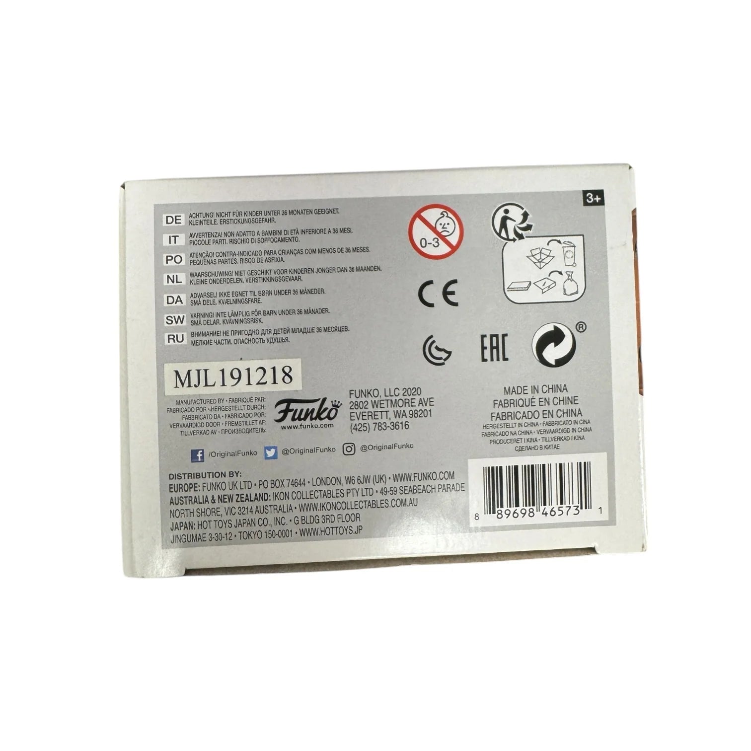 Marcus Burnett #870 Funko Pop! - Bad Boys - Condition 7.5\/10