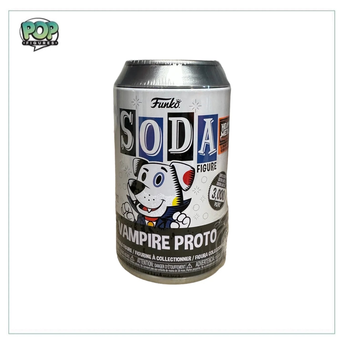 Vampire Proto (Retro Comic) Funko Soda Vinyl Figure! - Heavy Metal Halloween 2023 Exclusive LE3000 Pcs