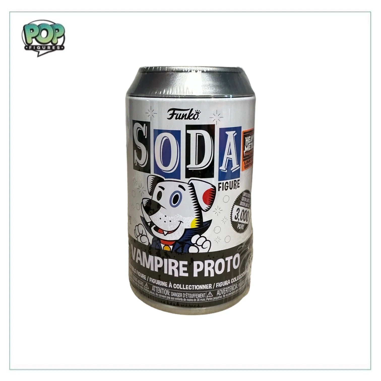 Vampire Proto (Retro Comic) Funko Soda Vinyl Figure! - Heavy Metal Halloween 2023 Exclusive LE3000 Pcs