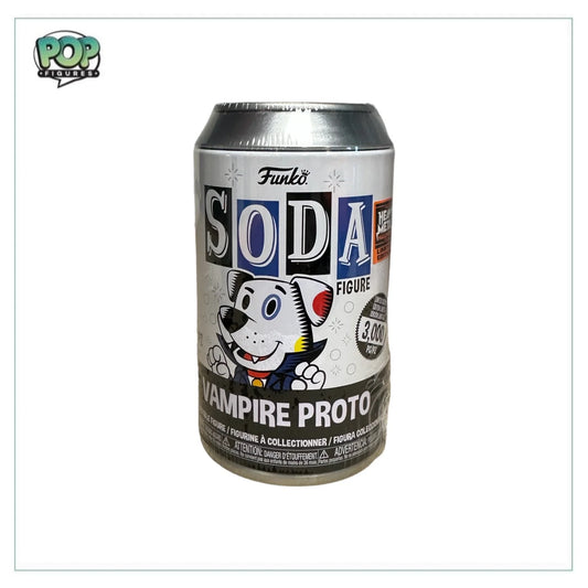 Vampire Proto (Retro Comic) Funko Soda Vinyl Figure! - Heavy Metal Halloween 2023 Exclusive LE3000 Pcs