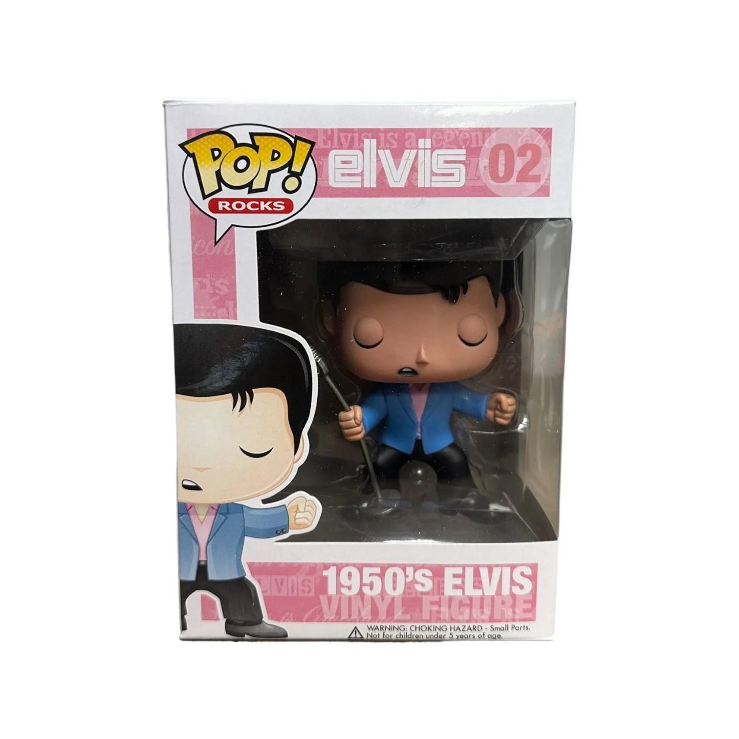 1950's Elvis #02 Funko Pop! - Rocks - 2011 Pop! - Condition 7.5\\/10