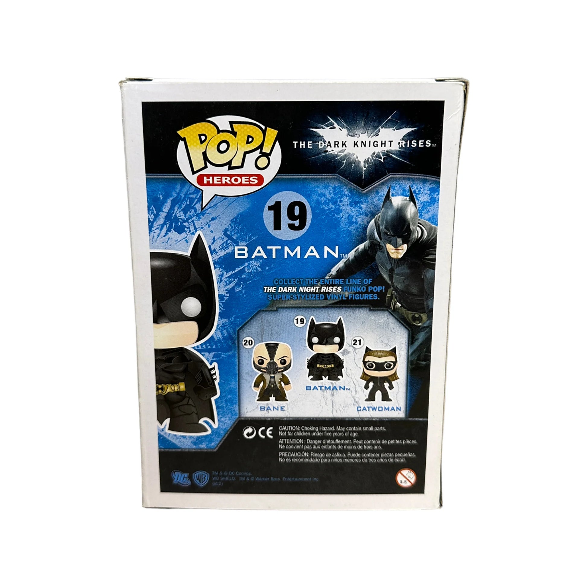 Batman #19 (Patina) Funko Pop! - The Dark Knight Rises - SDCC 2012 Exclusive LE480 Pcs - Condition 7.5\\/10