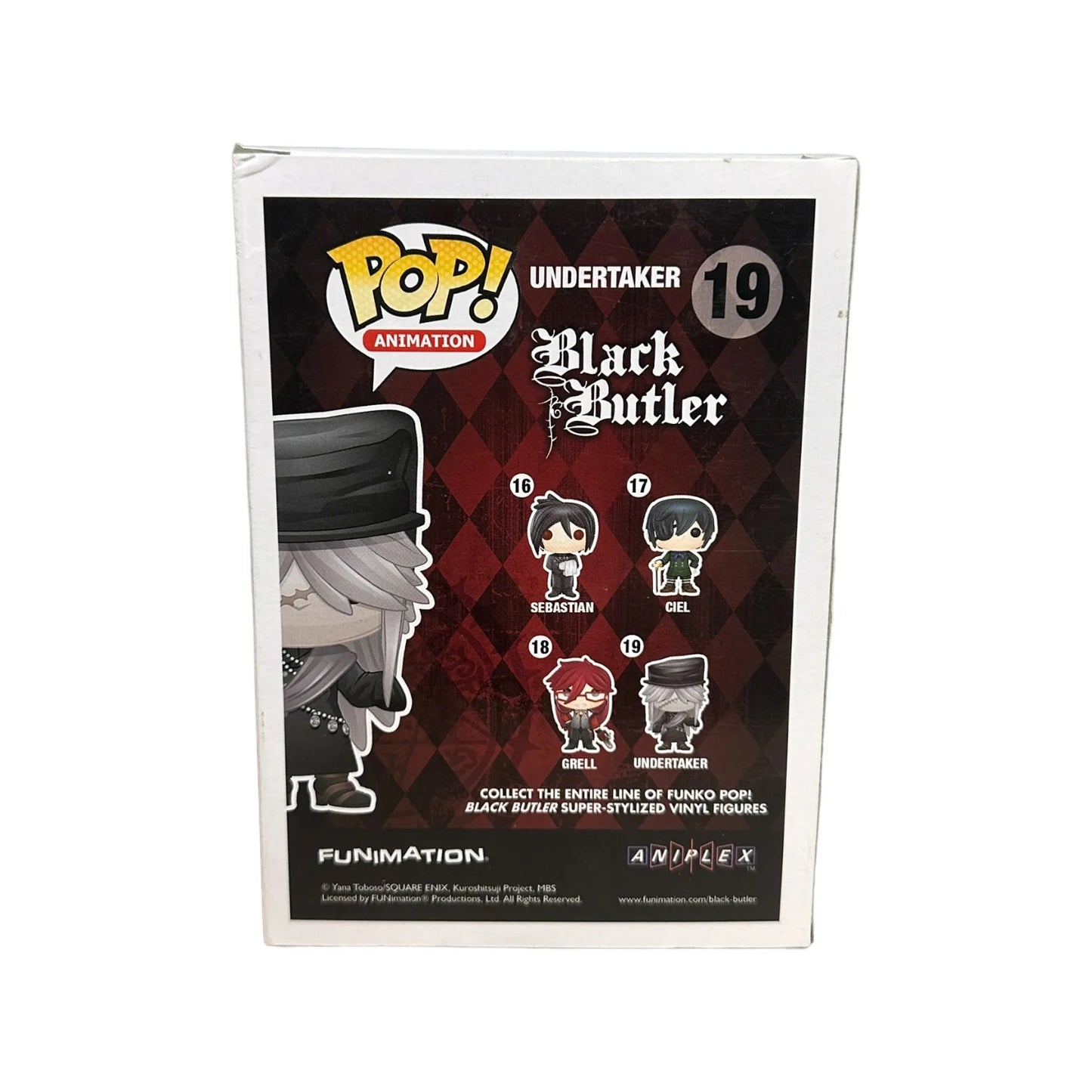 Undertaker #19 Funko Pop! - Black Butler - 2014 Pop! - Condition 7\/10