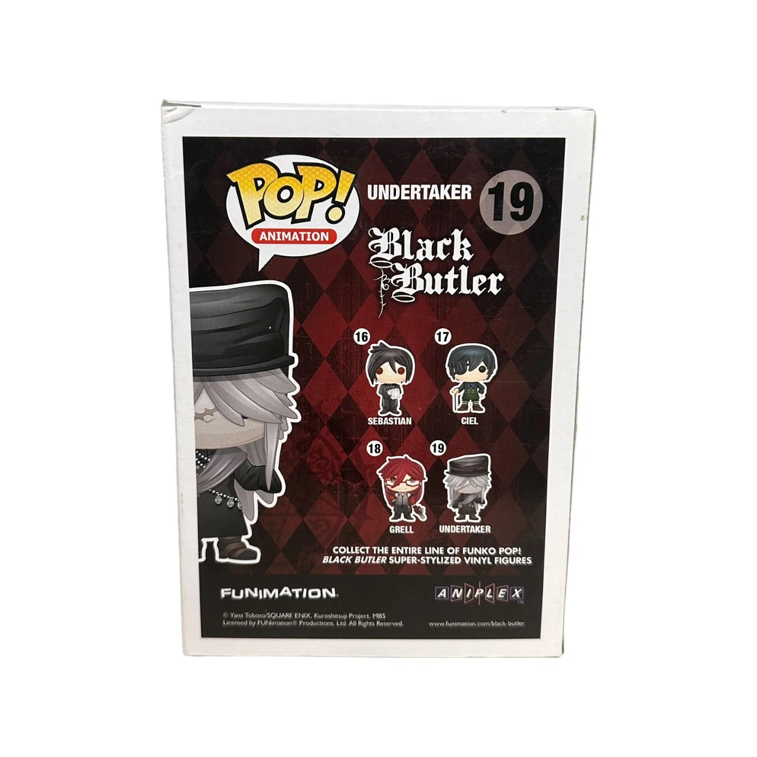 Undertaker #19 Funko Pop! - Black Butler - 2014 Pop! - Condition 7\/10