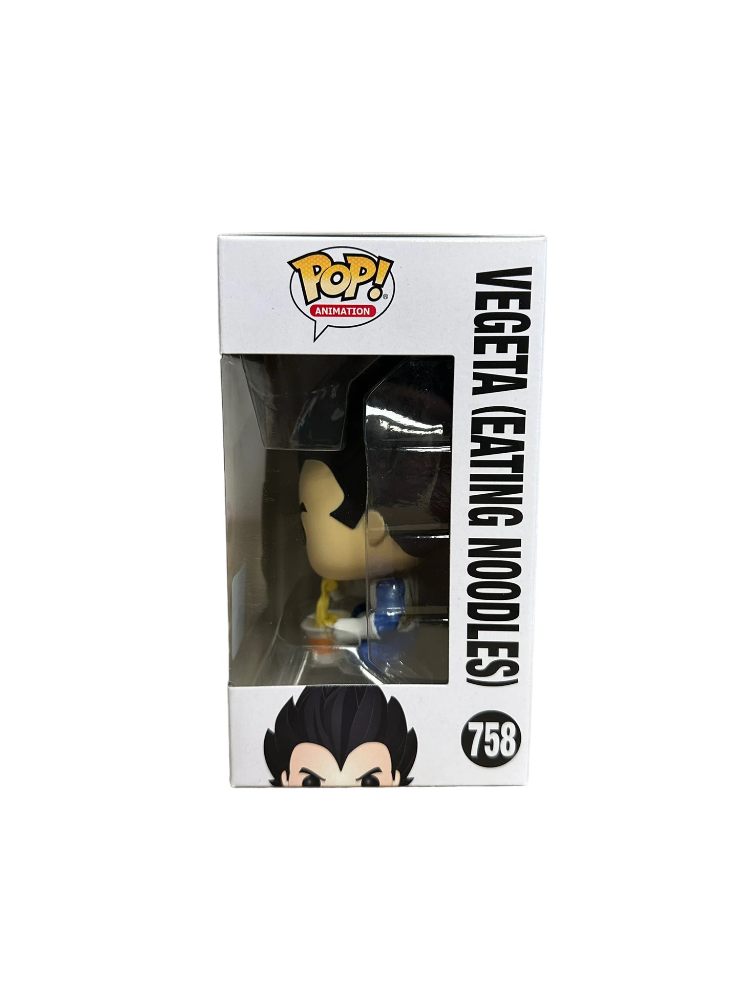 Vegeta (Eating Noodles) #758 Funko Pop! - Dragon Ball Z - ECCC 2020 Shared Exclusive - Condition 7.5\/10